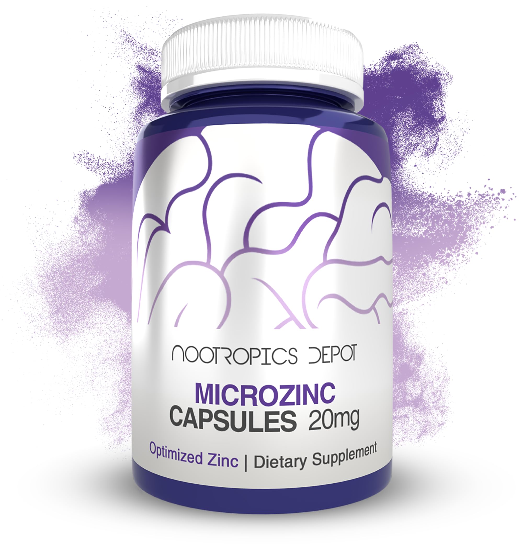 Amazon.com: Nootropics Depot MicroZinc Capsules | 20mg | Optimized